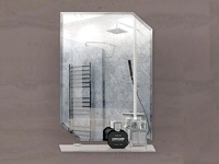 Стилно огледало за баня Перуджа