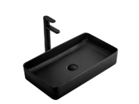 Умивалник за плот Denis 61 Black Matt