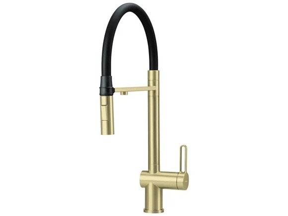 Модерен кухненски смесител Magnetic Brushed Gold