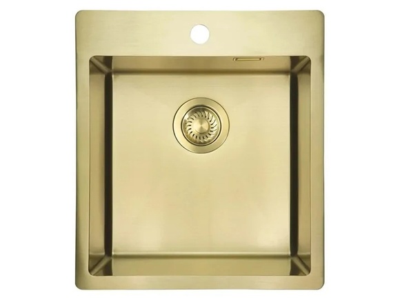 Елегантна мивка за кухня Olfato Precious Brushed Gold 45