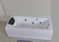 Бяла хидромасажна вана ICSH 1500-6 LUX