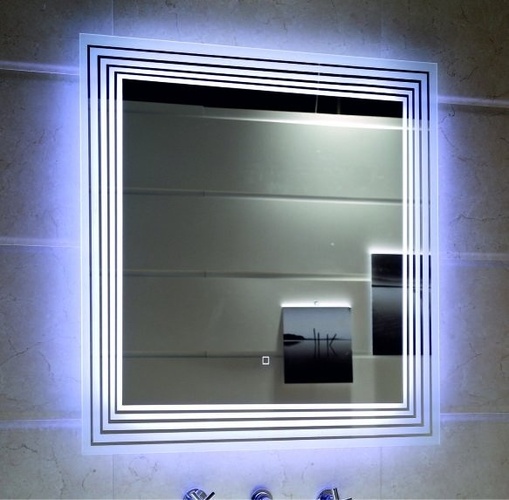 Огледало за баня ICL 1496 Диа с LED осветление